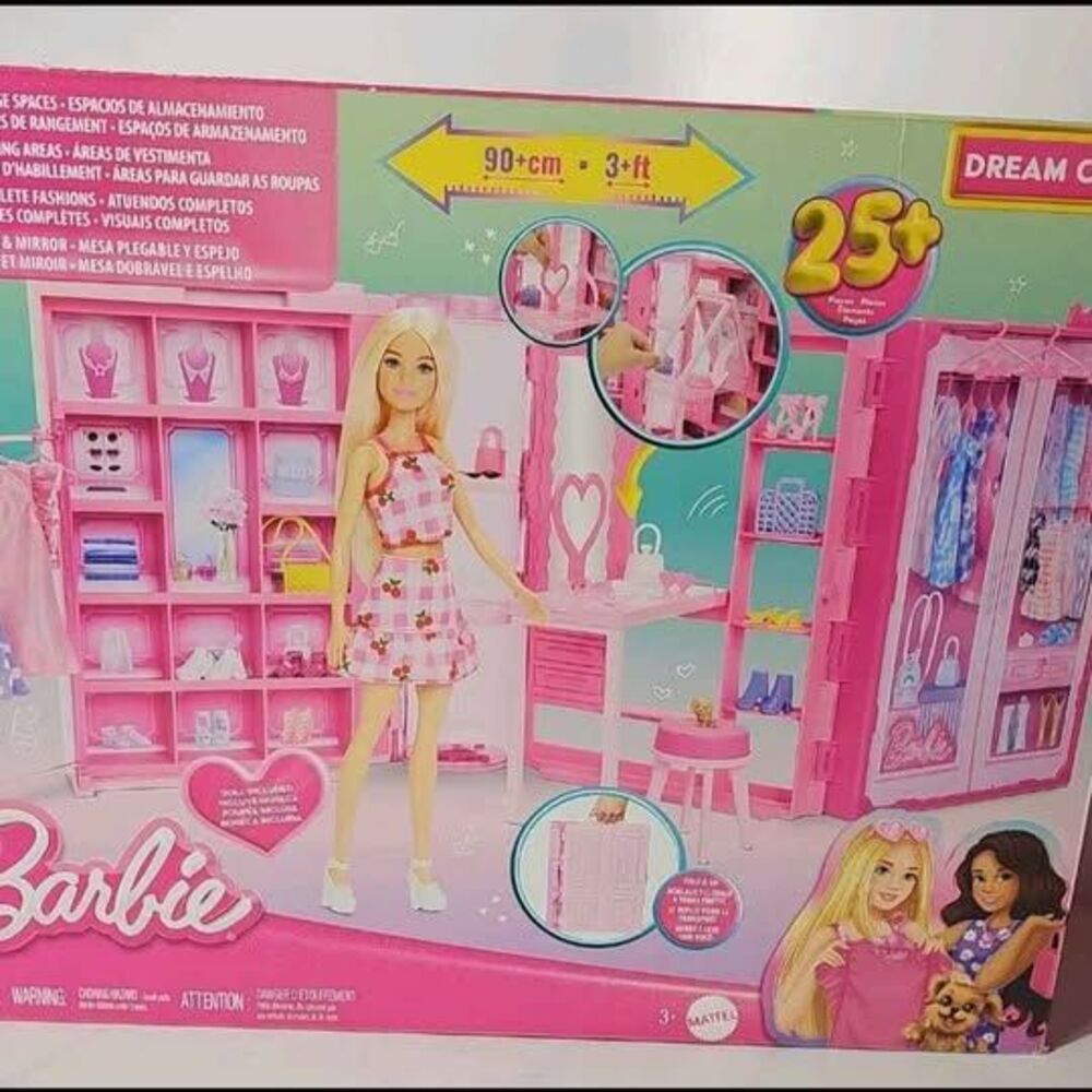 Barbie Dream Closet Playset with Doll